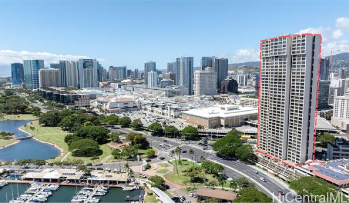 1600 Ala Moana Boulevard,Honolulu,Hawaii,96815,1 ベッドルーム ベッドルーム,1 バスルームバスルーム,コンド / タウンハウス,Ala Moana,29,18184765