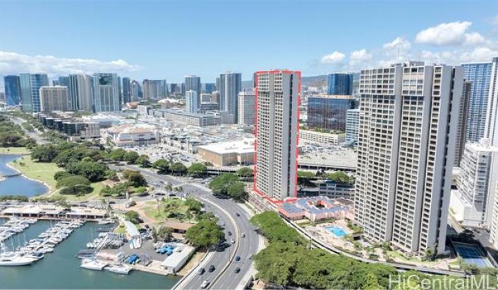 1600 Ala Moana Boulevard,Honolulu,Hawaii,96815,1 ベッドルーム ベッドルーム,1 バスルームバスルーム,コンド / タウンハウス,Ala Moana,29,18184765