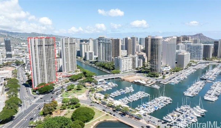 1600 Ala Moana Boulevard,Honolulu,Hawaii,96815,1 ベッドルーム ベッドルーム,1 バスルームバスルーム,コンド / タウンハウス,Ala Moana,29,18184765