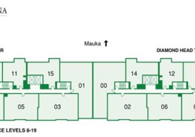 1555 Kapiolani Boulevard,Honolulu,Hawaii,96814,2 ベッドルーム ベッドルーム,2 バスルームバスルーム,コンド / タウンハウス,Kapiolani,11,18185686