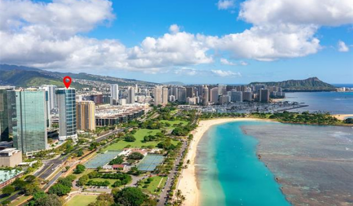 1330 Ala Moana Boulevard,Honolulu,Hawaii,96814,2 ベッドルーム ベッドルーム,2 バスルームバスルーム,コンド / タウンハウス,Ala Moana,34,18218505