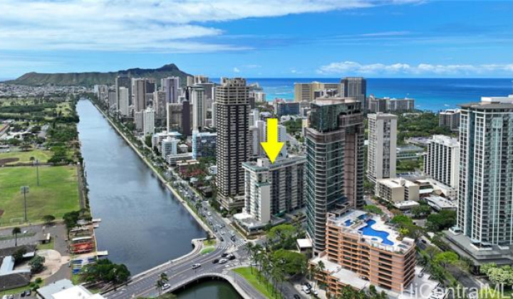 1909 Ala Wai Boulevard,Honolulu,Hawaii,96815,2 ベッドルーム ベッドルーム,1 バスルームバスルーム,コンド / タウンハウス,Ala Wai,2,18275213