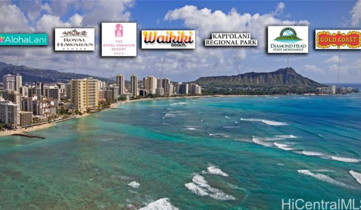 2211 ala wai Boulevard,Honolulu,Hawaii,96815,1 ベッドルーム ベッドルーム,1 バスルームバスルーム,コンド / タウンハウス,ala wai,12,18293346