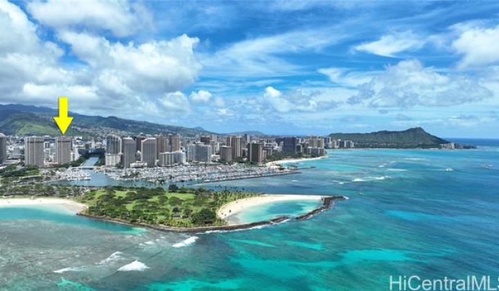 1650 Ala Moana Boulevard,Honolulu,Hawaii,96815,2 ベッドルーム ベッドルーム,2 バスルームバスルーム,コンド / タウンハウス,Ala Moana,24,18343035